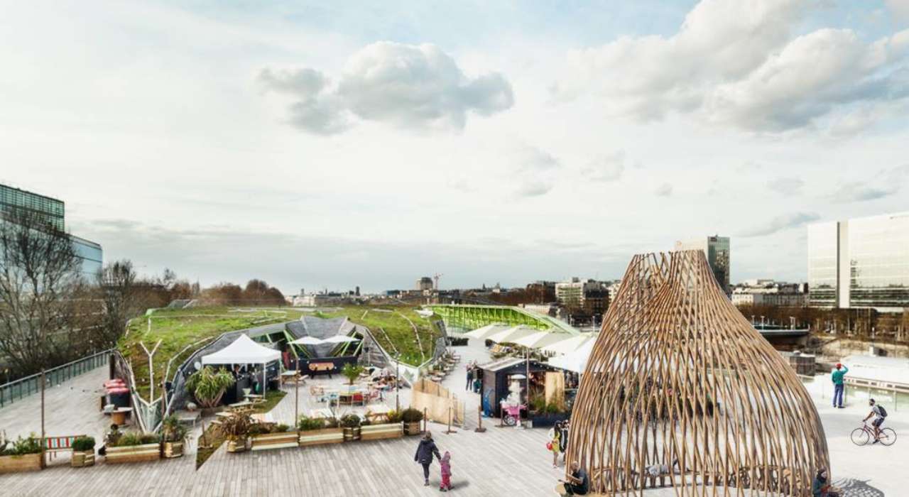 3 D Intallation La Vrillette Rooftop Citemodedesign Été2018